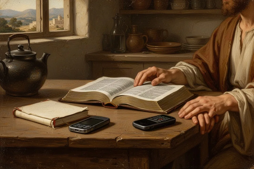 Bible study and supportive accountability during temptation