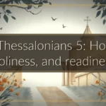 1 Thessalonians 5: Hope, holiness, and readiness