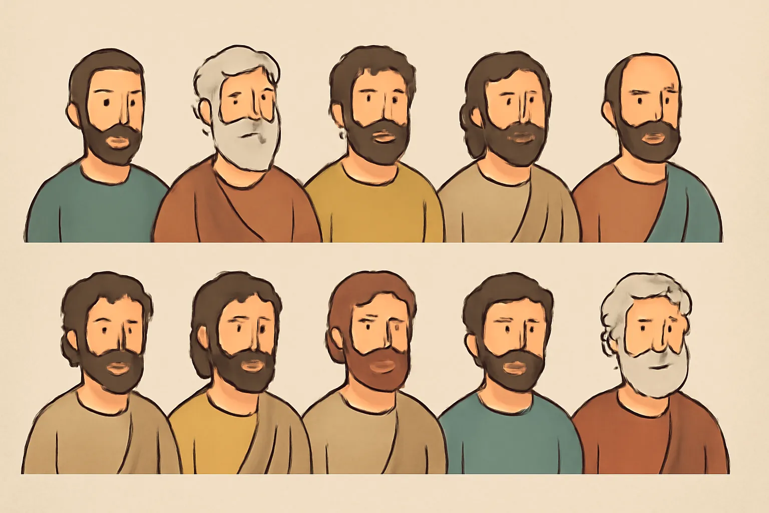 12 apostles and their characteristics
