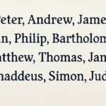 12 disciples names list in english