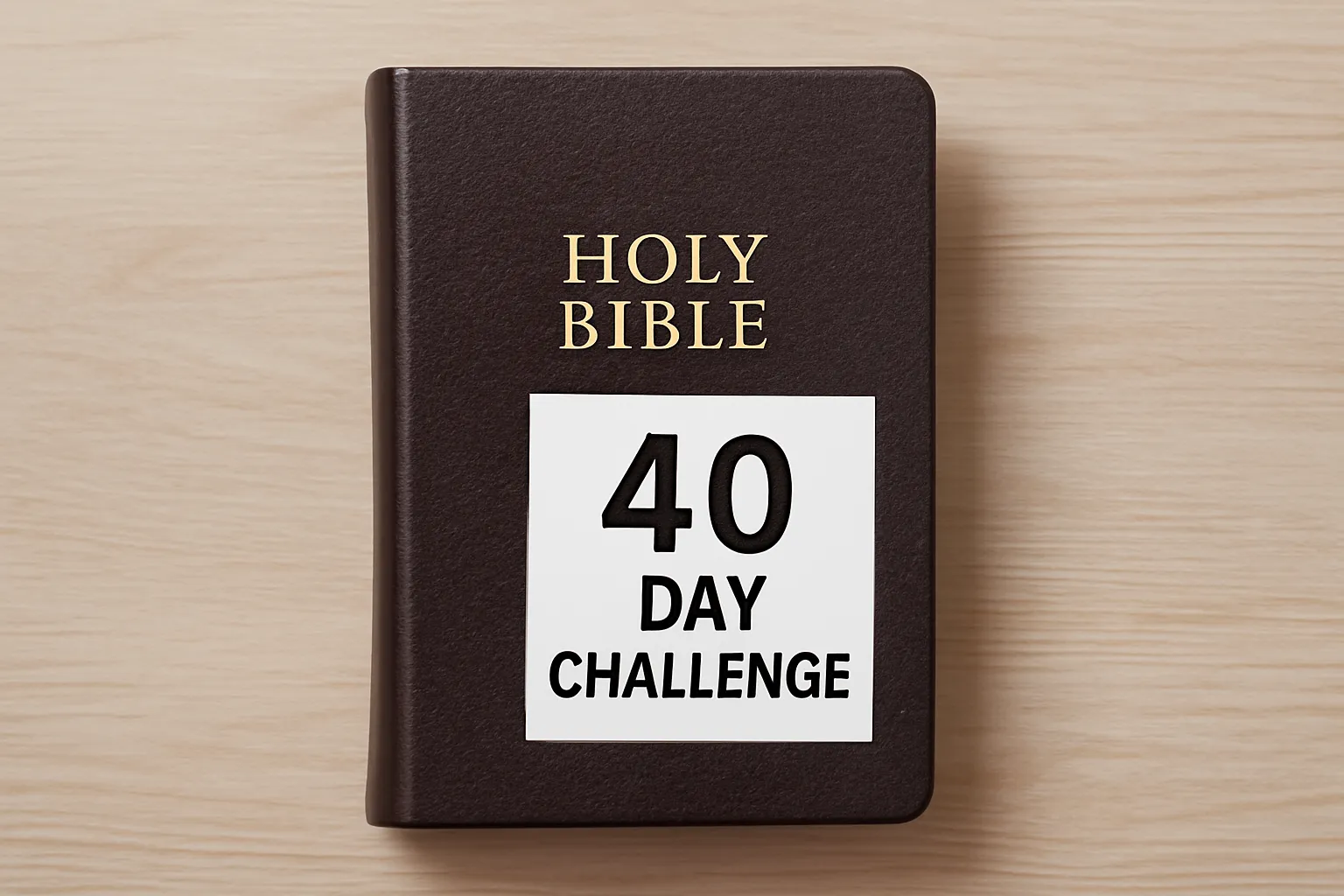 40 day challenge bible
