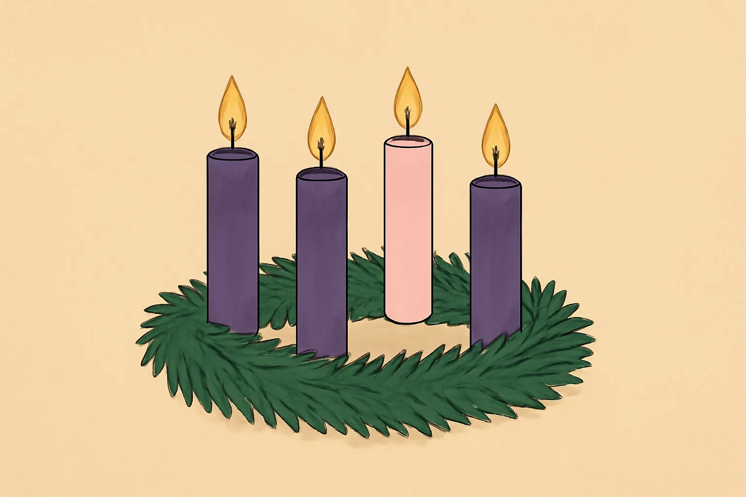 advent candle lighting order