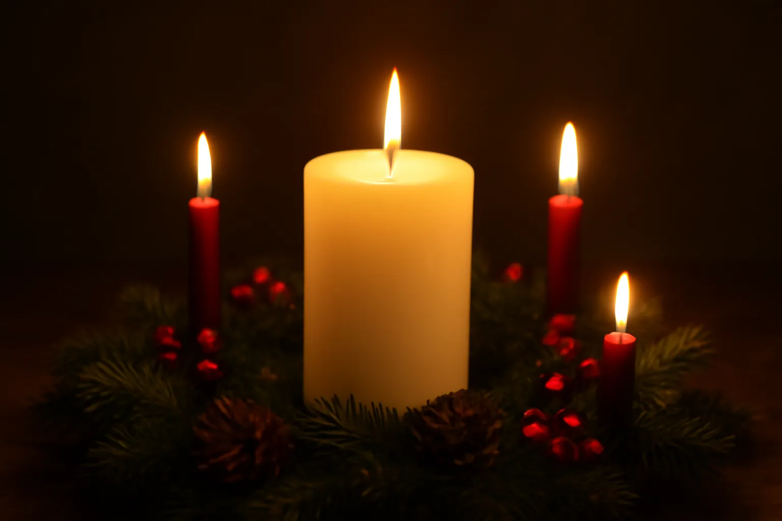 advent candlelight
