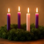 advent crown candles