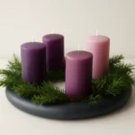 Advent Wreath Contemporary: Modern Christmas Decor Ideas advent wreath contemporary