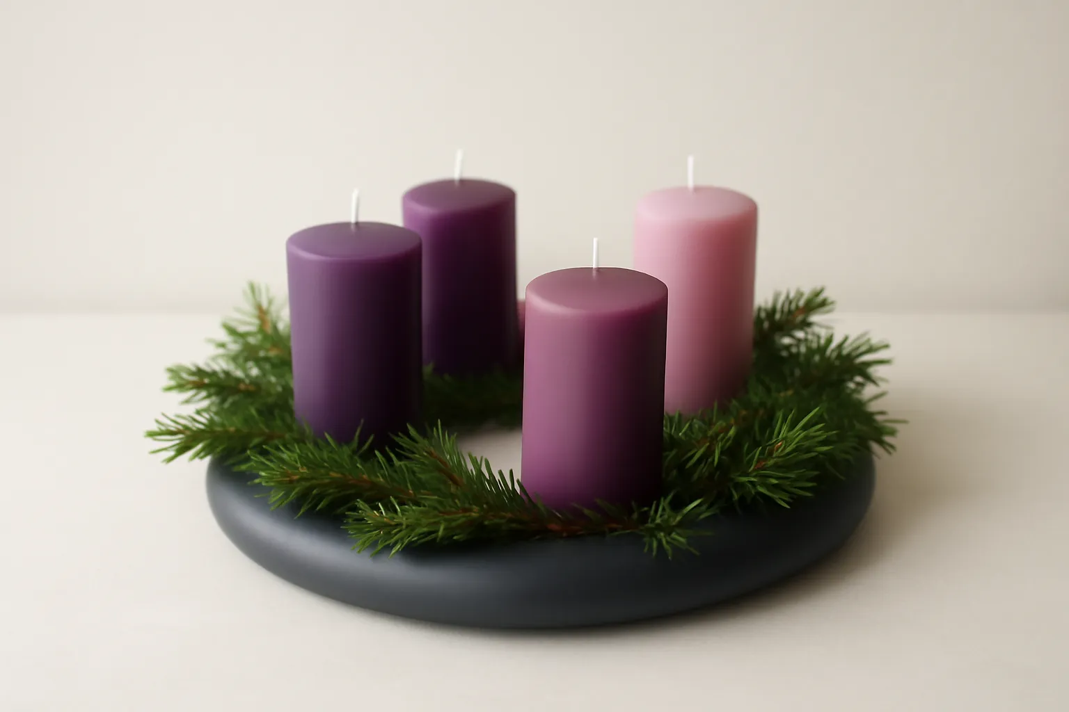 advent wreath contemporary