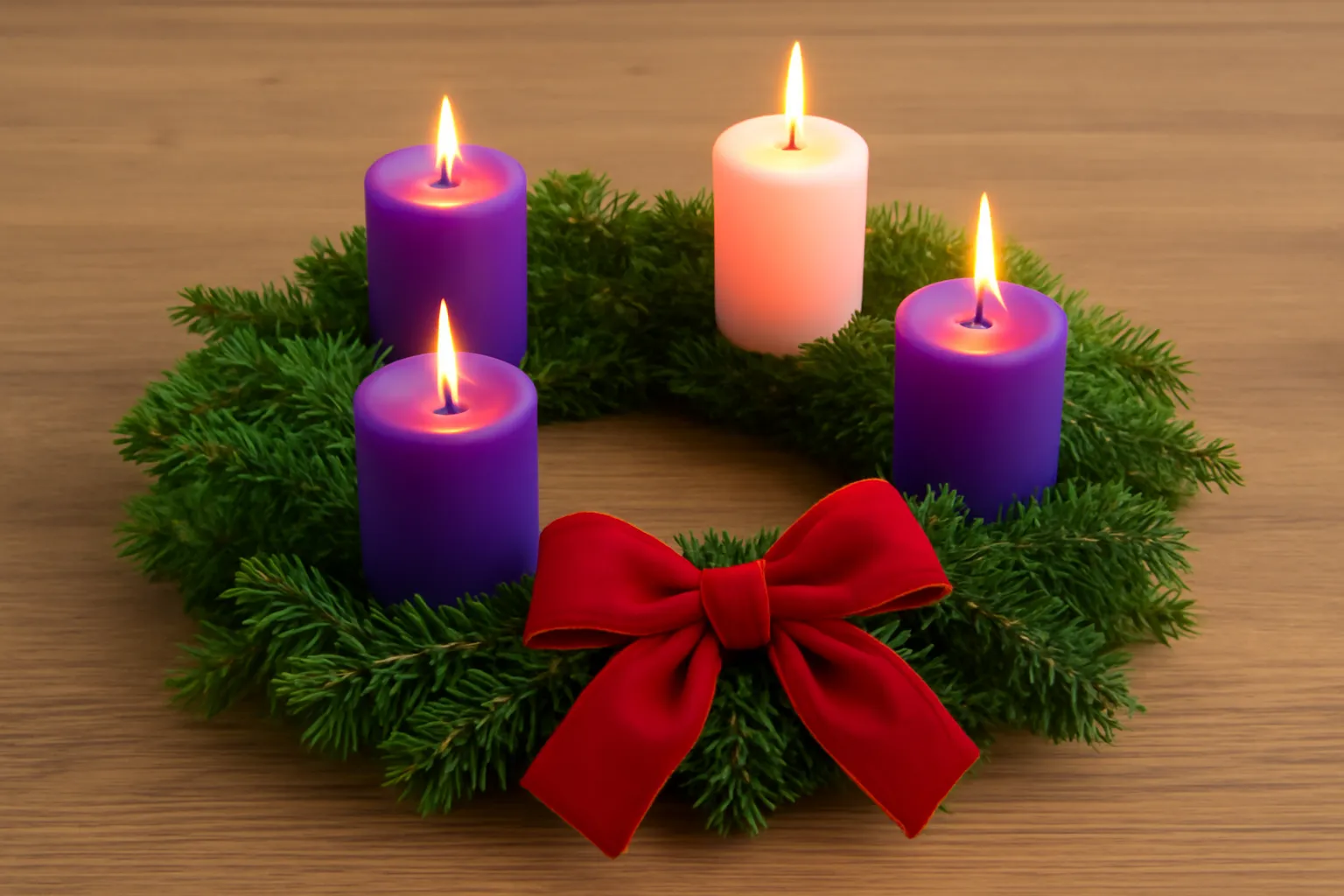 advent wreath lighting order