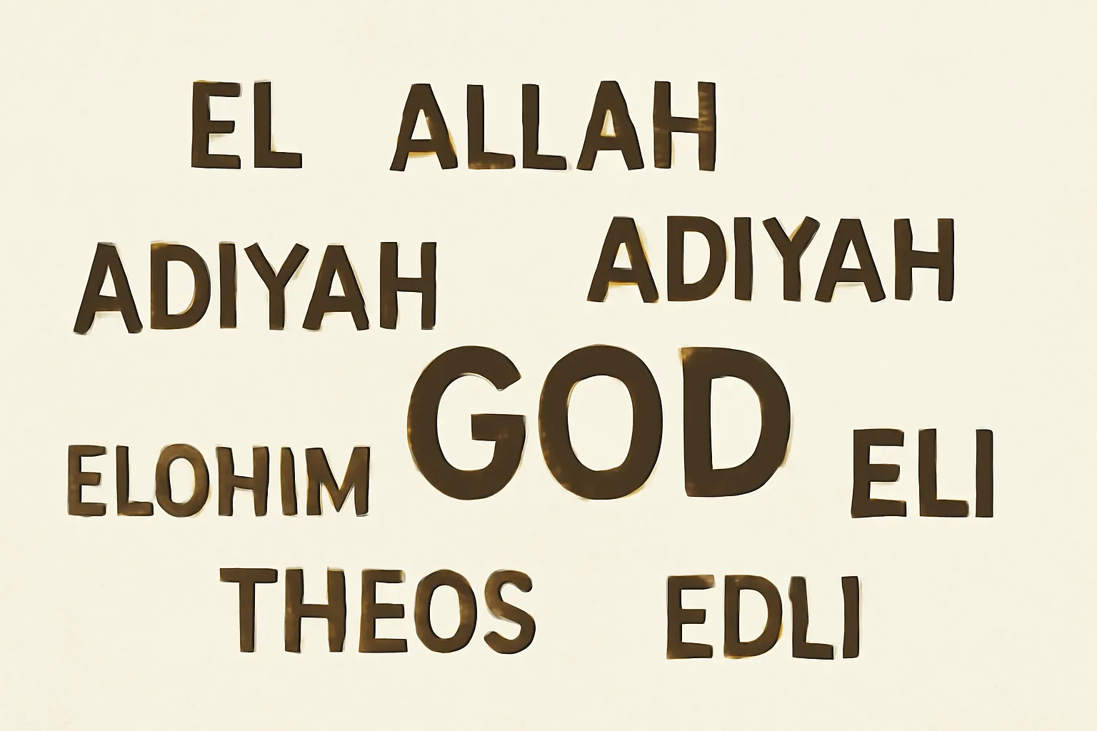 all the different names for god