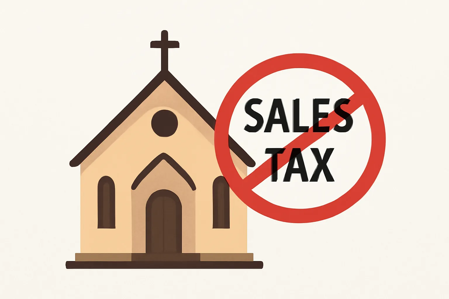 are churches exempt from sales tax