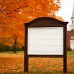 autumn church signs