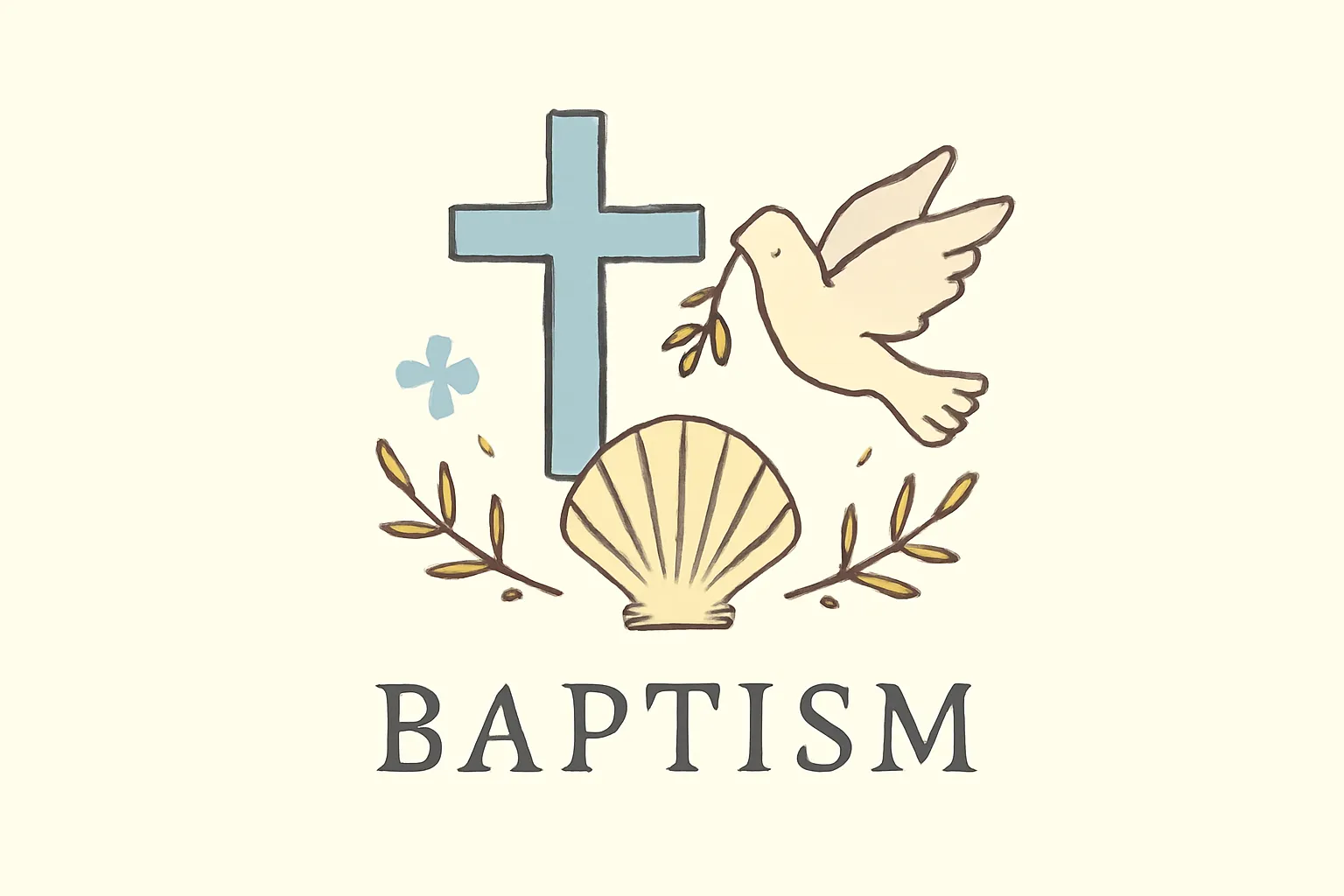 baptism card design