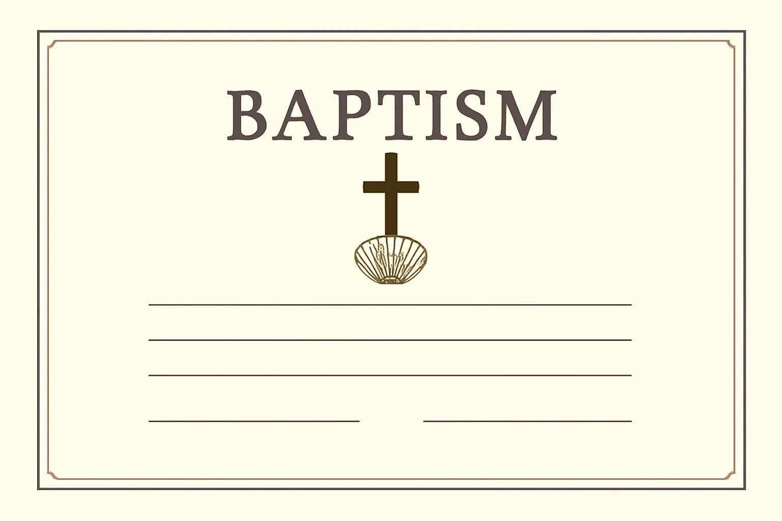 baptism certificate template church