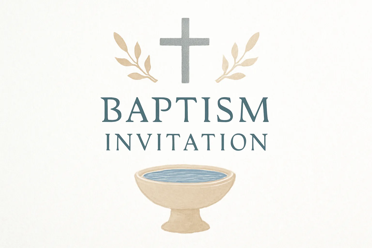baptism invitation wording