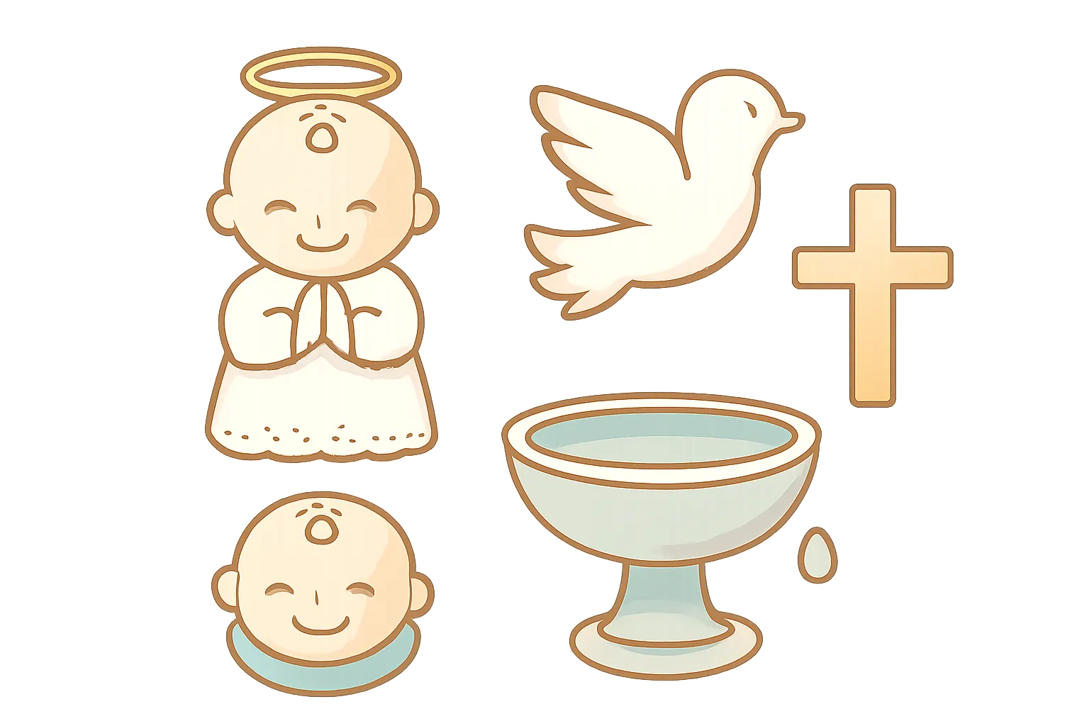 baptism stickers