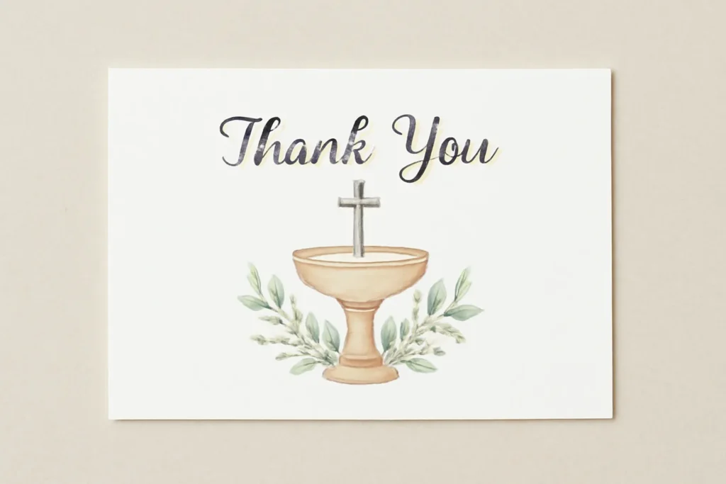 baptism thank you card message
