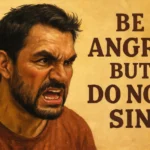 be angry but do not sin