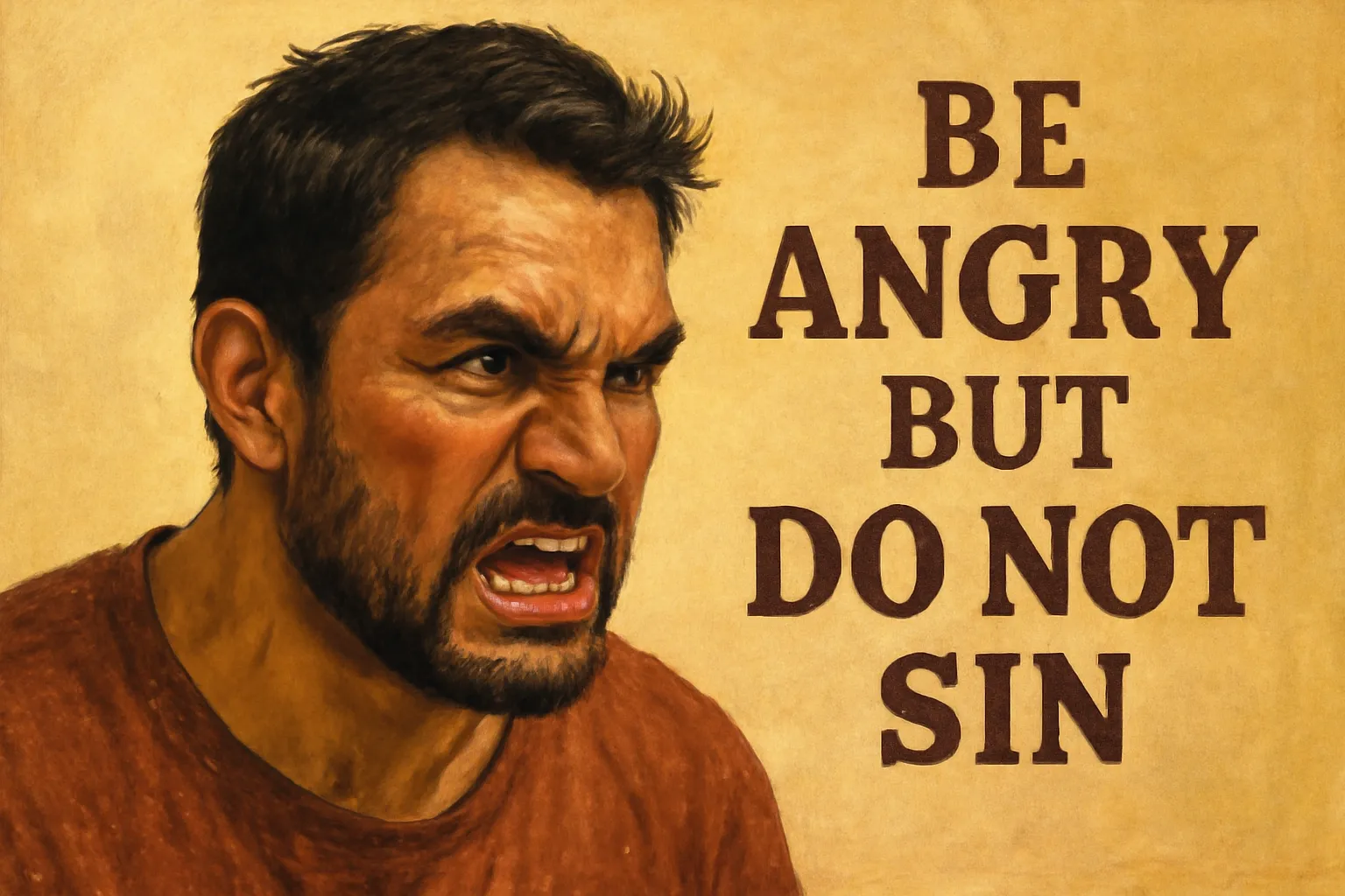 be angry but do not sin