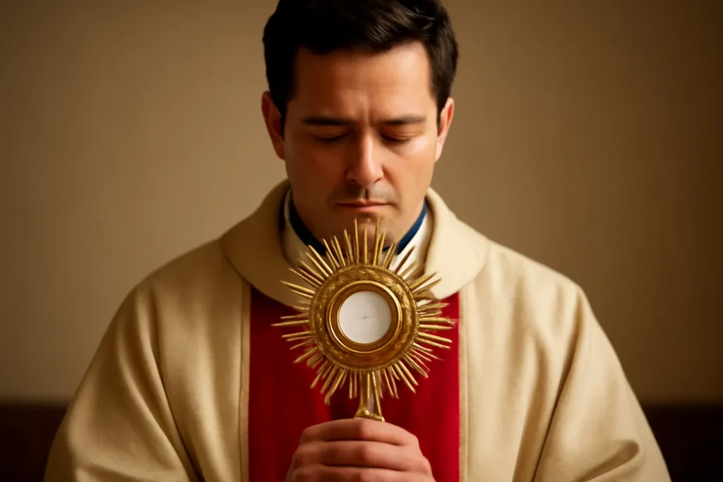 benediction with the blessed sacrament