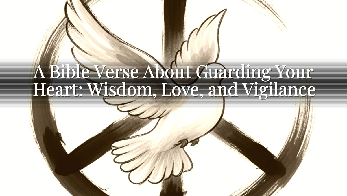 A Bible Verse About Guarding Your Heart: Wisdom, Love, and Vigilance