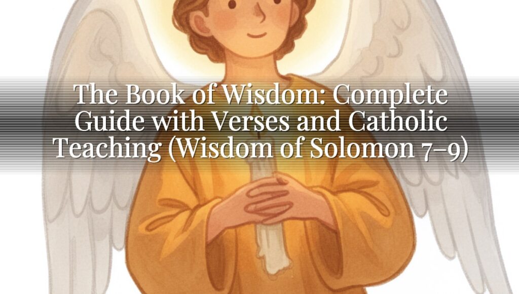 The Book of Wisdom: Complete Guide with Verses and Catholic Teaching (Wisdom of Solomon 7–9)