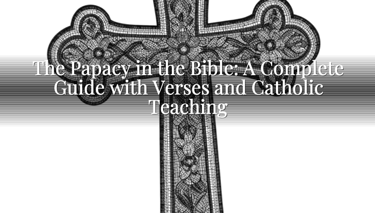 The Papacy in the Bible: A Complete Guide with Verses and Catholic Teaching