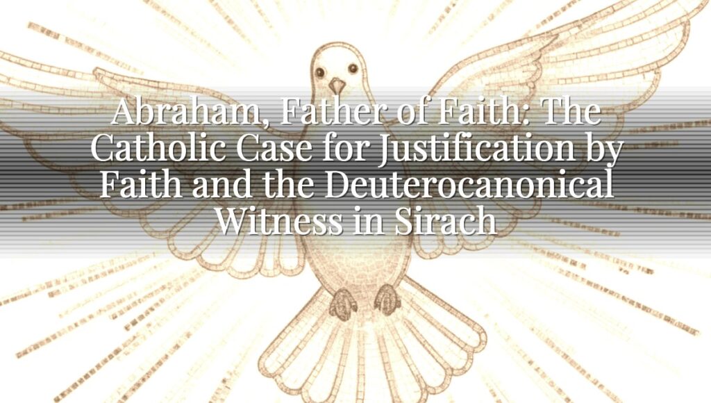 Abraham, Father of Faith: The Catholic Case for Justification by Faith and the Deuterocanonical Witness in Sirach