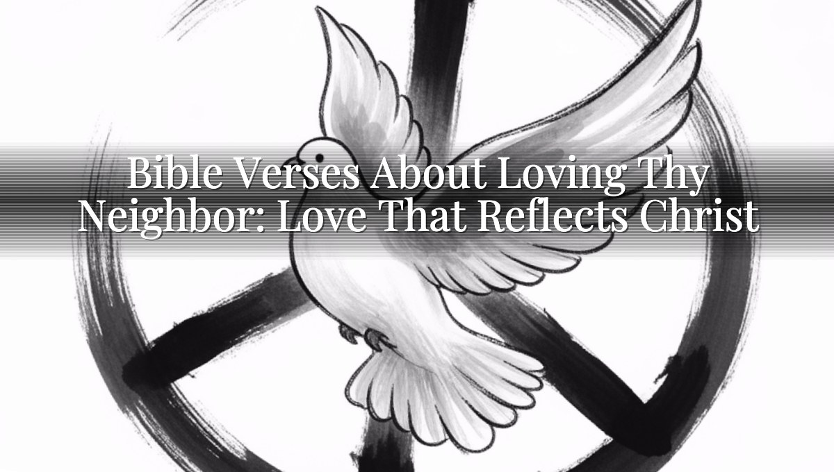 Bible Verses About Loving Thy Neighbor: Love That Reflects Christ