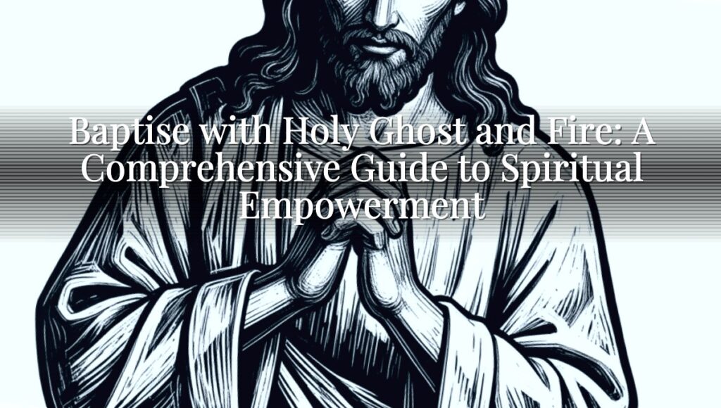 Baptise with Holy Ghost and Fire: A Comprehensive Guide to Spiritual Empowerment