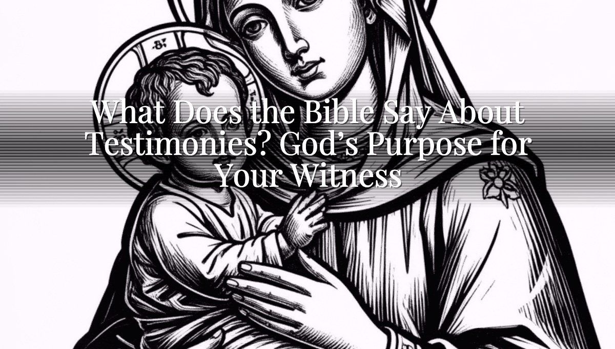 What Does the Bible Say About Testimonies? God’s Purpose for Your Witness