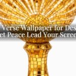 Bible Verse Wallpaper for Desktop: Let Peace Lead Your Screen
