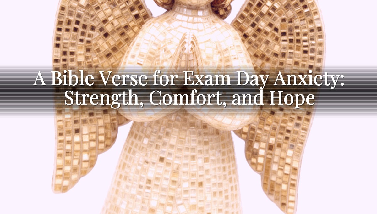 A Bible Verse for Exam Day Anxiety: Strength, Comfort, and Hope