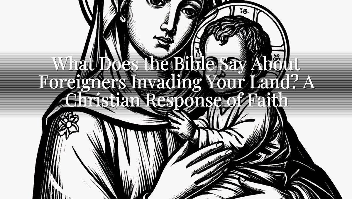 What Does the Bible Say About Foreigners Invading Your Land? A Christian Response of Faith