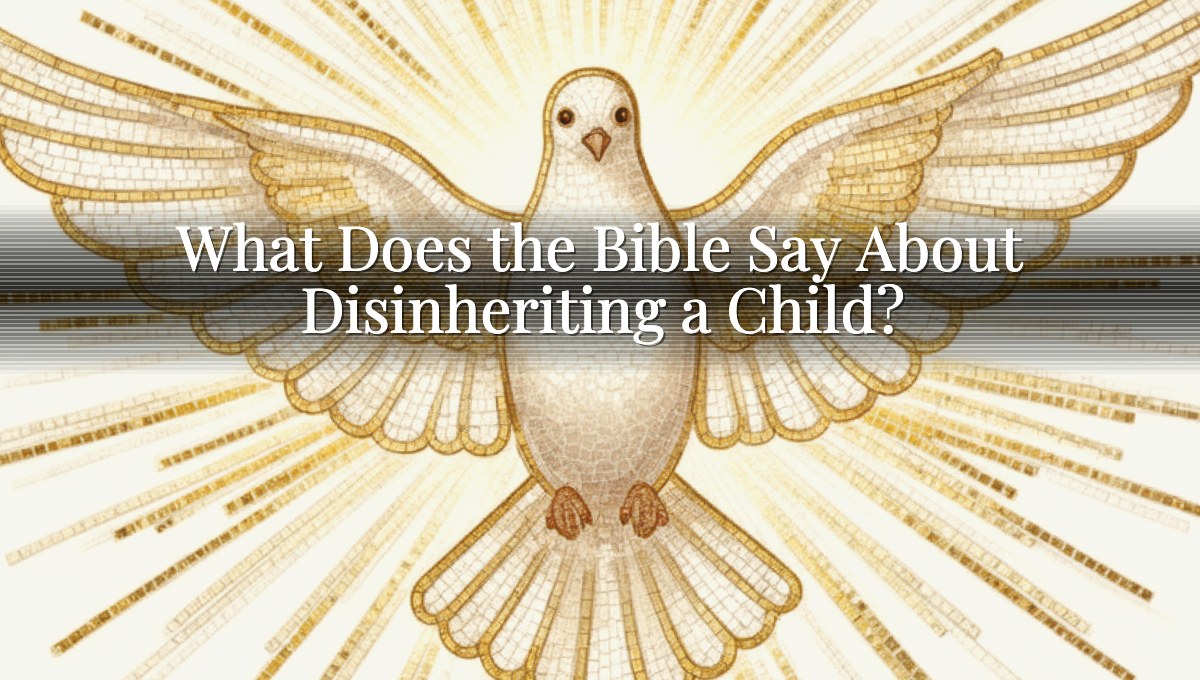 What Does the Bible Say About Disinheriting a Child?