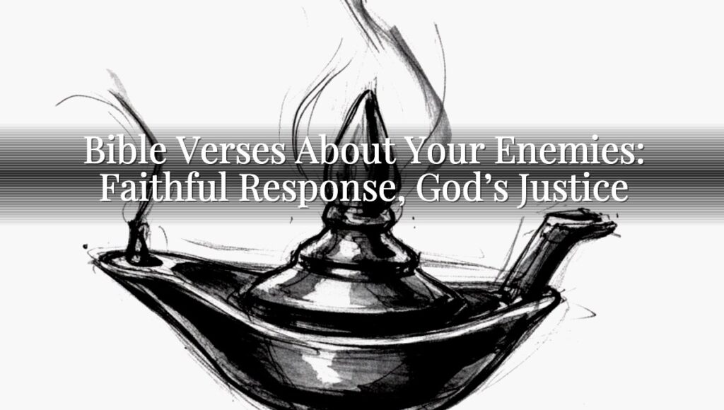 Bible Verses About Your Enemies: Faithful Response, God’s Justice