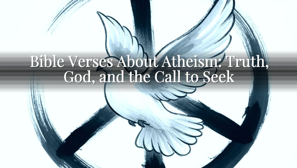 Bible Verses About Atheism: Truth, God, and the Call to Seek