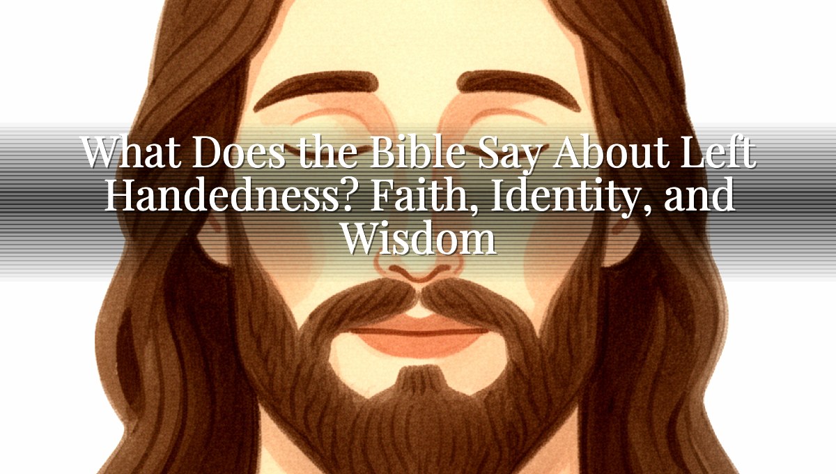 What Does the Bible Say About Left Handedness? Faith, Identity, and Wisdom