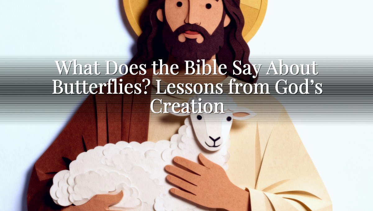 What Does the Bible Say About Butterflies? Lessons from God’s Creation
