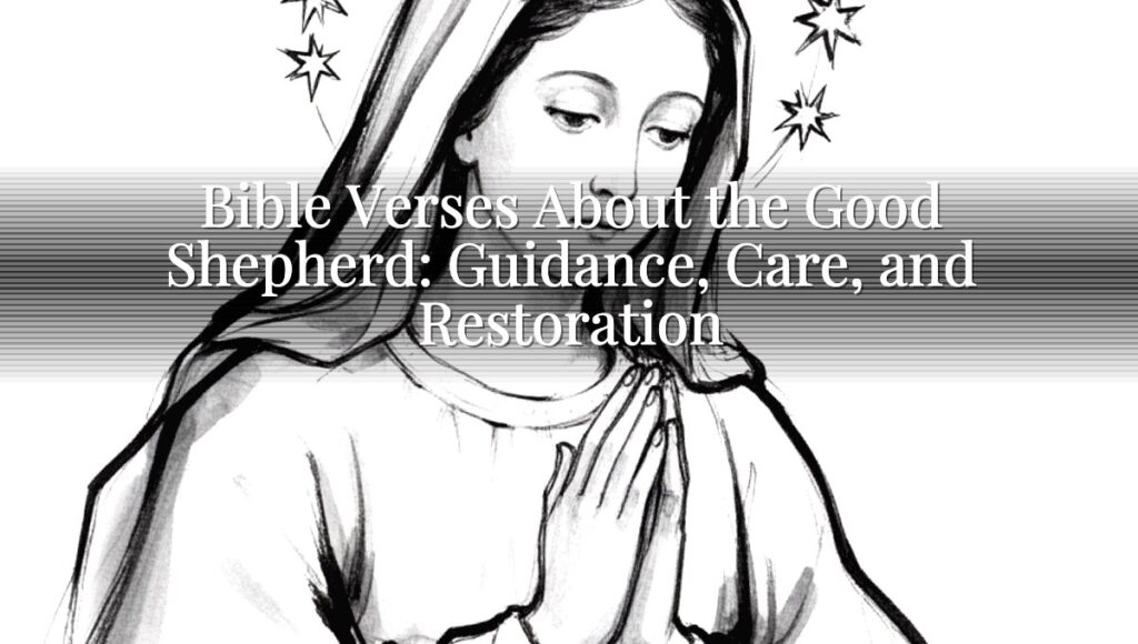Bible Verses About the Good Shepherd: Guidance, Care, and Restoration