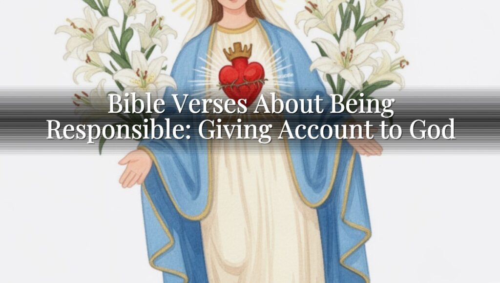 Bible Verses About Being Responsible: Giving Account to God