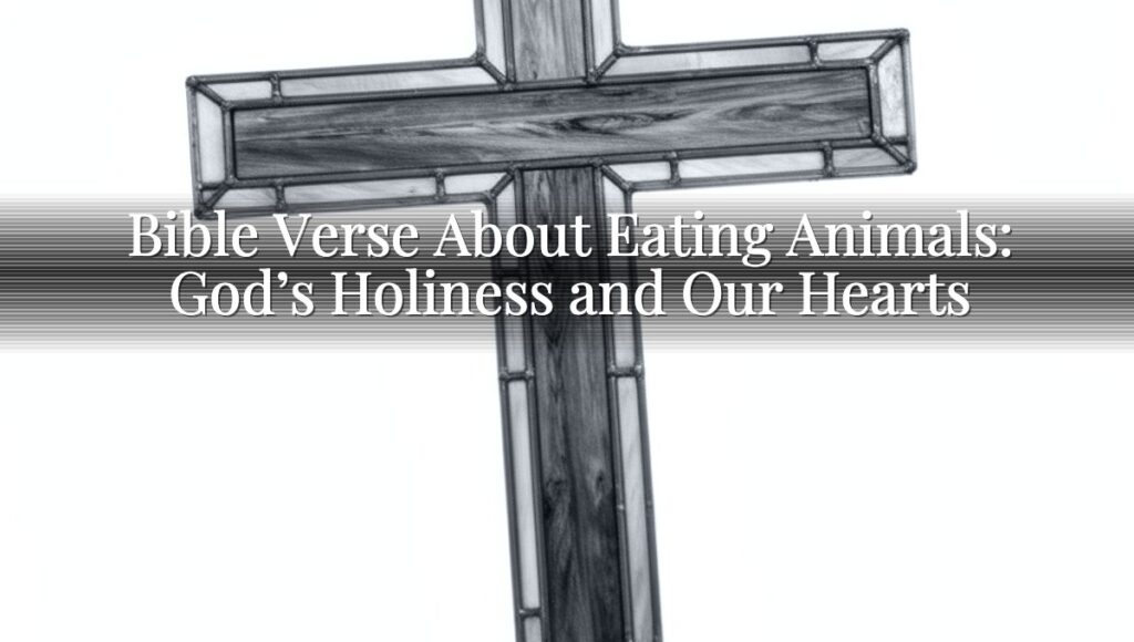 Bible Verse About Eating Animals: God’s Holiness and Our Hearts