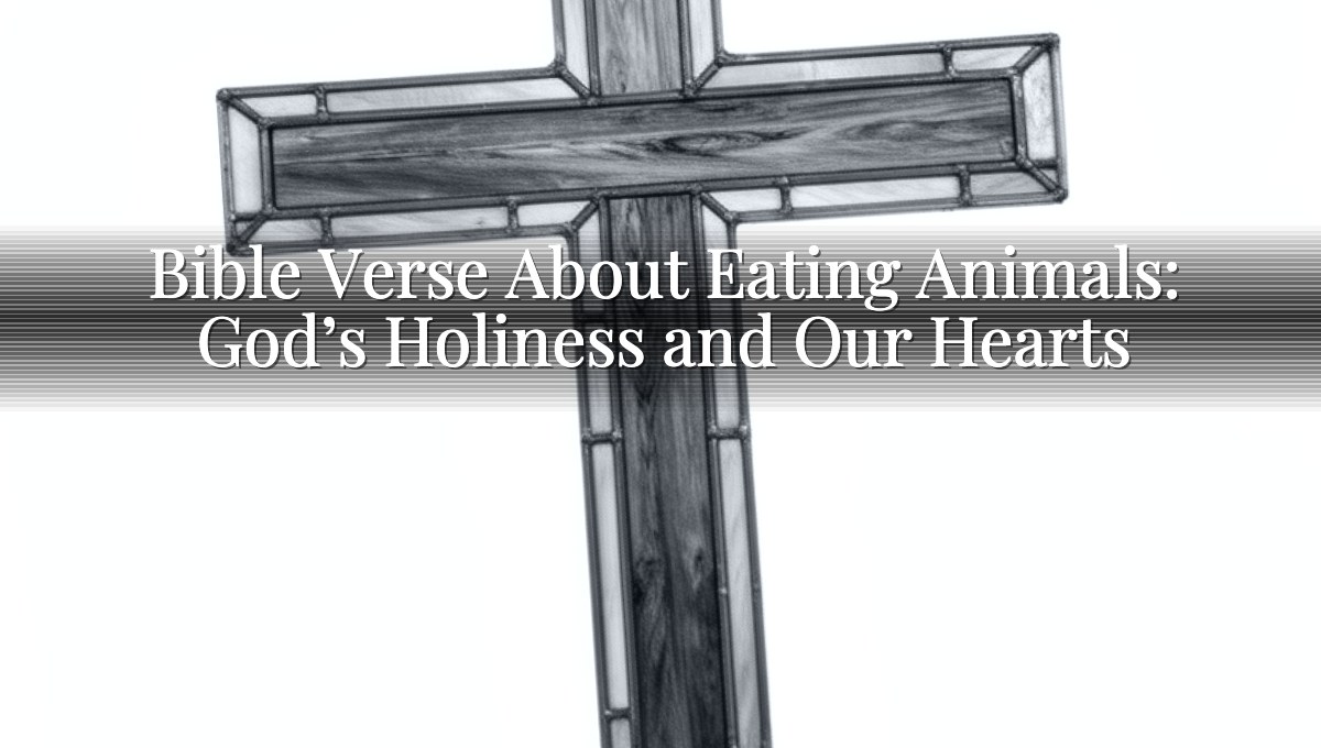 Bible Verse About Eating Animals: God’s Holiness and Our Hearts