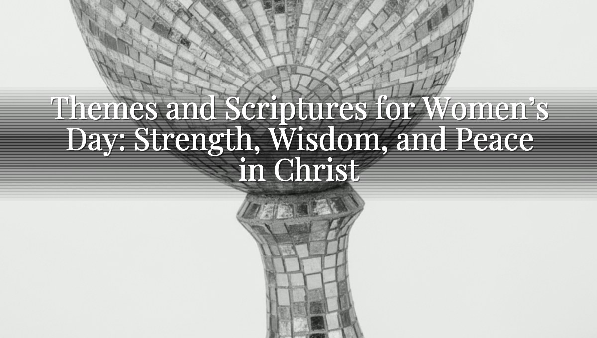 Themes and Scriptures for Women’s Day: Strength, Wisdom, and Peace in Christ