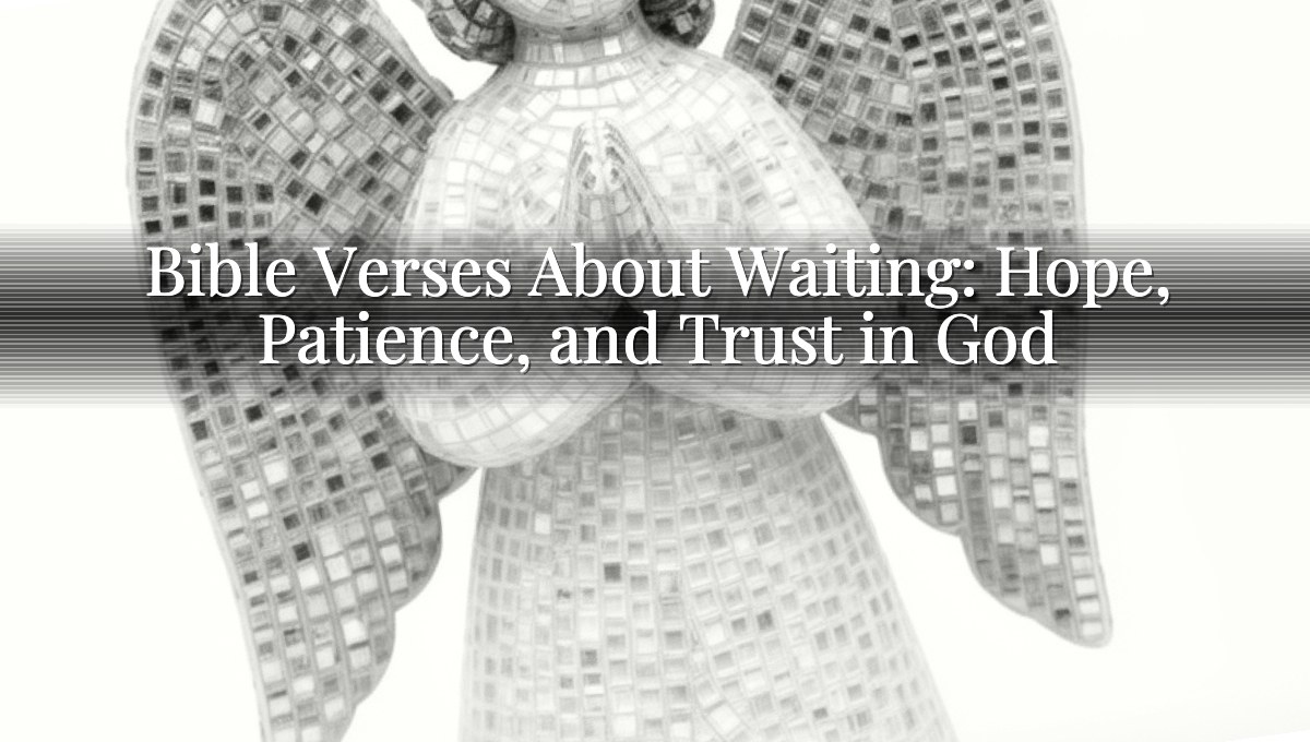 Bible Verses About Waiting: Hope, Patience, and Trust in God