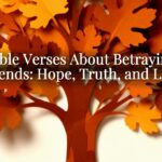 Bible Verses About Betraying Friends: Hope, Truth, and Love