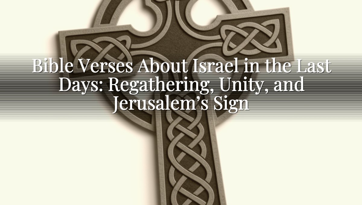 Bible Verses About Israel in the Last Days: Regathering, Unity, and Jerusalem’s Sign