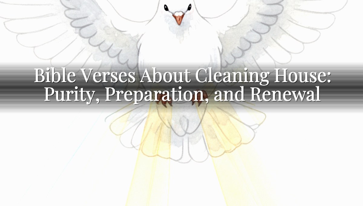 Bible Verses About Cleaning House: Purity, Preparation, and Renewal