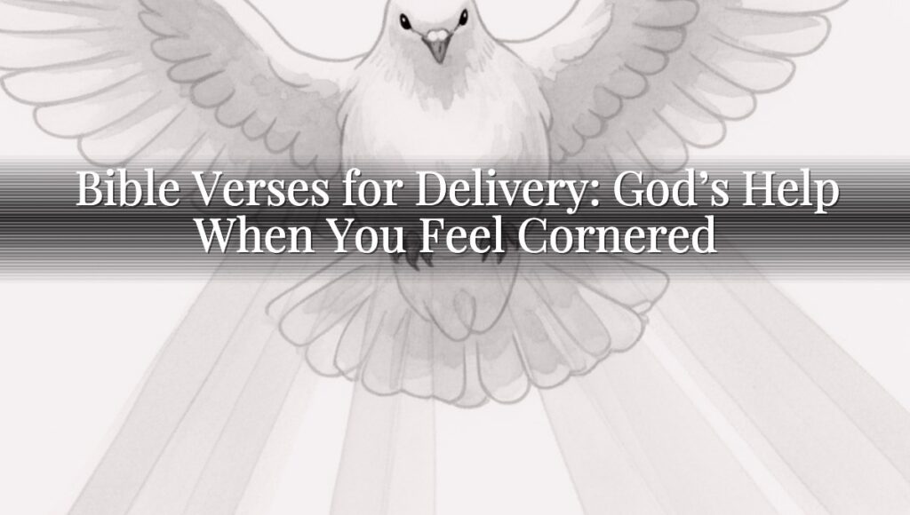 Bible Verses for Delivery: God’s Help When You Feel Cornered