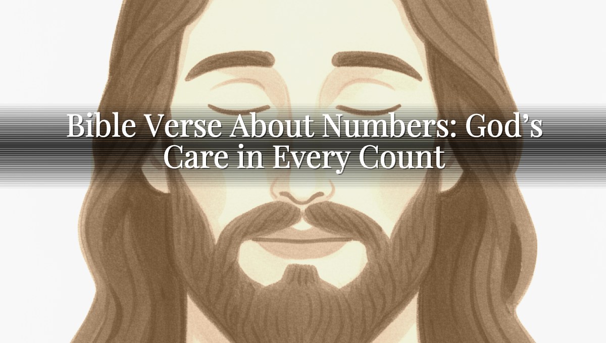 Bible Verse About Numbers: God’s Care in Every Count