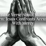A Bible Verse About Stoning Women: Jesus Confronts Accusation With Mercy A Bible Verse About Stoning Women: Jesus Confronts Accusation With Mercy