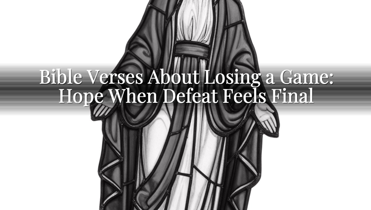 Bible Verses About Losing a Game: Hope When Defeat Feels Final